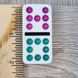 7:8 Replacement Dominoes Large Dot Shiny Color 2 X 1 X 5/8th